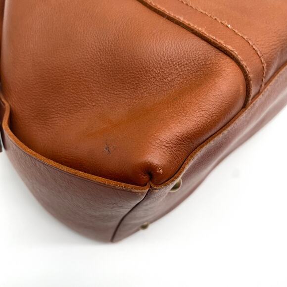 MADEWELL Leather Satchel, Brown - Picture 15 of 15